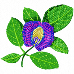 Flowers Embroidery Design 6